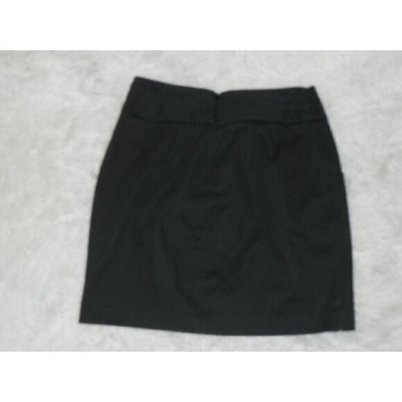Cynthia Cynthia Steffe Skirt Black Front Tie Bow Mini Skirt Size 10 - Picture 5 of 8